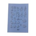 Artlantis Plastik Kapak A5 Kareli Defter 60 Sayfa Desenli Lila Defter