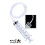 Artlantis Plastik Şırınga Hortumlu Büyük 60 ml 1 Paket Sıvı Emme Enjektörü Okul Deney Evcil Hayvan Besleme