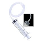 Artlantis Plastik Şırınga Hortumlu Büyük 60 ml 2 Paket Sıvı Emme Enjektörü Okul Deney Evcil Hayvan Besleme