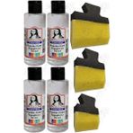 Artlantis Puzzle Yapıştırıcı 70 ml 4 Adet ve Yassı Patpat Sünger Fırça Seti 3 Lü Monalisa Yapboz Pazıl Yapıştırıcısı Şeffaf - 70ml - Standart