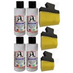 Artlantis Puzzle Yapıştırıcı 70 ml 4 Adet ve Yassı Patpat Sünger Fırça Seti 3 lü Monalisa Yapboz Pazıl Yapıştırıcısı Şeffaf