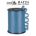 Artlantis Rafya Şerit Kurdela 1 Adet 8mm 200 Metre Rabant Rafya Renkli Hediye Paketleme İpi Kurdela Balon Bağl