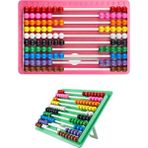 Artlantis Raylı Mishap Pembe Renk 1 Adet Sayı Sayma Boncuğu Lüks Renkli Abaküs Okul Öncesi 1. Sınıflar Için - 15x23 cm - Standart
