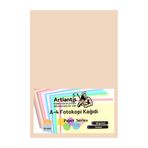 Artlantis Renkli A-4 Fotokopi Kağıdı 25 Li 1 Paket Artlantis Fotokopi Renkli A4 Kağıdı - Somon