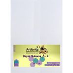 Artlantis Renkli Mukavva A4 10 Lu 1 Paket 1.0 mm Sert Renkli Mukavva Kalın Okul Öncesi Anasınıfı Kreş Etkinlik Proje - Beyaz