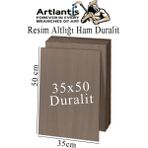 Artlantis Resim Altlığı Duralit 35X50 cm 1 Adet Ham Mdf Çok Amaçlı Kullanım 3 mm Kalınlığında Durolit - Standart - Naturel