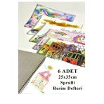 Artlantis Resim Defteri 15 Yaprak 35x50 cm 2 Adet Spiralli Büyük Boy Resim Defteri Karton Kapak 110 gr Öğrenci