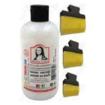 Artlantis Resim Verniği 250 ml Su Bazlı 1 Adet ve Yassı Patpat Sünger Fırça Seti 3 lü 1 Paket Resim Parlatıcı Vernik Hobi Sanat