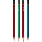 Artlantis Rotring Kurşun Kalem 4 Lü 1 Paket Mercanlı Siyah Kurşun Kalem Hb Kurşun Kalem Okul Büro Ofis - Çok Renkli - Standart