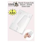 Artlantis Şeffaf Kart Kılıfı Kimlik Ehliyet Kredi Kartı Koruyucu 4 Adet Pvc Plastik Kart Koruma Kabı