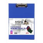 Artlantis Sekreterlik Kapaklı Mavi A-4 Pvc 1 Adet Okul Büro Ofis Öğrenci