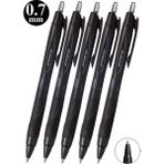 Artlantis Siyah Jel Uçlu Pilot Kalem 5 Adet Uniball Jetstream SXN-157S 0.7 mm Basmalı Pilot Kalem Roller Uçlu Likit Mürekkepli - 0.7mm - Standart