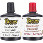Artlantis Siyah Kırmızı Yazı Tahta Kalem Mürekkebi 100ml 1 Adet Brons Tahta Kalemi Mürekkebi Kolay Silinebilir 100gr Okul Sınıf