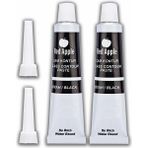 Artlantis Siyah Kontür Boyası 20 ml 2 Adet Red Apple Cam Vitray Boyası Kontur Boyası Ana Hatları Çizme Sanatsal Hobi - Standart