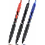 Artlantis Siyah Mavi Kırmızı Pilot Kalem Signo 307 3 Adet Uniball Basmalı Pilot Kalem 0.5 mm Roller Uçlu Pilot Kalem Ince Uçlu - 0.5mm - Standart