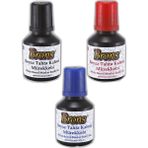 Artlantis Siyah Mavi Kırmızı Yazı Tahta Kalem Mürekkebi 30 ml 3 Adet Brons Tahta Kalemi Mürekkebi 3 Adet - Renkli - Standart
