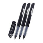 Artlantis Siyah Pilot Kalem 3 Adet Roller Uçlu Likit Mürekkepli Johnshe 0.5 mm Pilot Kalem Jp803