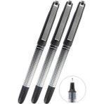 Artlantis Siyah Pilot Kalem 3 Adet Uniball Eye Needle 0.5 mm Iğne Uçlu Pilot Kalem UB-185 S Iğne Uçlu Likit Mürekkepli Pilot Kalem - Standart - 0.5mm