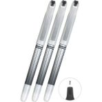 Artlantis Siyah Pilot Kalem 3 Adet Uniball Eye Needle 0.7 mm Iğne Uçlu Pilot Kalem UB-187S Iğne Uçlu Likit Mürekkepli Pilot Kalem - Standart - 0.7mm