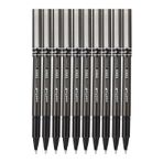 Artlantis Siyah Pilot Kalem UB-155 Micro Deluxe 10 Adet Uniball Pilot Kalem 0.5 mm Roller Uçlu Pilot Kalem İnce Uçlu Likit Mürek