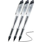 Artlantis Siyah Pilot Kalem UB-200 Vision Elite 0.8mm 3 Adet Uniball Pilot Kalem 0.8 mm Roller Uçlu Pilot Kalem Ince Uçlu Likit - Standart