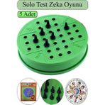Artlantis Solo Test Zeka Oyunu 5 Adet Plastik Solotest Beyin Jimnastiği Oyuncak Karne Sınıf Çocuk Hediyesi Dededen Toruna Nostalji - Çok Renkli - Standart