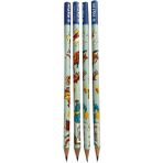 Artlantis Süper Kahramanlar Erkek Yuvarlak Kurşun Kalem 4 Adet 1 Paket Fatih Kurşun Kalem Hb Siyah Kurşun Kalem Süper Kahramanlar Desenli Hb Kalem - Çok Renkli - Standart