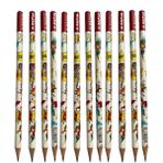 Artlantis Süper Kahramanlar Kız Kurşun Kalem 12 Adet 1 Paket Fatih Kurşun Kalem Hb Siyah Kurşun Kalem Süper Kahramanlar Desenli Hb Kalem - Çok Renkli - Standart