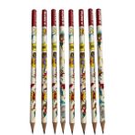 Artlantis Süper Kahramanlar Kız Yuvarlak Kurşun Kalem 8 Adet 1 Paket Fatih Kurşun Kalem Hb Siyah Kurşun Kalem Süper Kahramanlar Desenli Hb Kalem - Çok Renkli - Standart