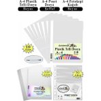 Artlantis Telli Dosya Plastik A4 10 Lu Poşet Dosya 50 Li A4 Fotokopi Kağıdı 100 Adet 1 Paket Ekonomik Şeffaf Kapak Dosya - Beyaz