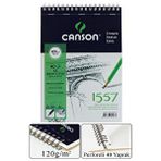 Artlantis Telli Eskiz Defteri Canson 1557 A5 Spiralli 40 Yaprak 1 Adet 120 Gr 148x210 Mm Üstten Açılmalı Karakalem Sketch Book Çok Renkli