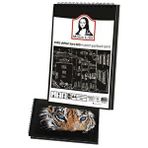 Artlantis Telli Eskiz Defteri Siyah A4 1 Adet Spiralli Siyah Eskiz Defteri 150 Gr 40 Yaprak Grafit Yağlı Pastel Jel Mürekkep Kalem Çok Renkli