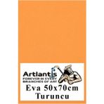 Artlantis Turuncu Eva 50X70 cm 1 Adet Eva Süngeri Okul Kreş Anasınıfı Elişi Etkinlikleri - Standart - 50x70cm