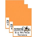 Artlantis Turuncu Eva 50X70 cm 3 Adet Eva Süngeri Okul Kreş Anasınıfı Elişi Etkinlikleri - Standart - 50x70cm