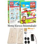 Artlantis Uçak Deney Seti 1 Paket Pervane Dc Motor Uçak Maket Ahşap Uçak Planör Pilli Deney Okul Hobi - Siyah - Standart
