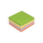 Artlantis Yapışkanlı Not Kağıdı 5 Renk 450 Sayfa 1 Paket Gizemli Küp Blok Yapışkanlı Postit 75x75 mm Renkli