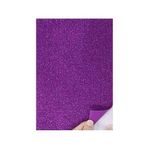 Artlantis Yapışkanlı Simli Eva 35x50 cm 1 Adet Simli Yapışkanlı Eva Süngeri Okul Kreş Anasınıfı Elişi Etkinlikleri Hobi Mor