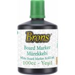 Artlantis Yazı Tahta Kalem Mürekkebi 100 ml 1 Adet Brons Tahta Kalemi Mürekkebi Kolay Silinebilir 100 gr Okul Sınıf - Yeşil