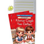 Artlantis Yeni Müfradat Güzel Yazı Defteri Orta Boy 16.5X24 24 Yaprak 3 Adet Standart Kılavuz Çizgili Yazı Defteri Satır Aralıklarına Uygun - Renkli - Klavuz Çizgili - 16x24 cm