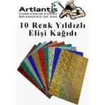 Artlantis Yıldızlı Elişi Kağıdı A4 10 Renk 1 Paket Yıldız El Işi Kağıdı 10 Lu Kreş Ana Sınıfı Okul Öncesi Sınıf Malzemesi - Çok Renkli - Standart - 21x30