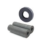 Artlantis Yuvarlak Delikli Mıknatıs Mini 10 Adet 15x3 mm Mini Mıknatıs Seramik Kömür Mıknatıs Nişan Düğün Sünnet Çok Amaçlı Süsleme Mıknatıs
