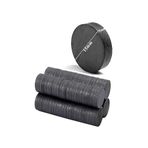 Artlantis Yuvarlak Delikli Mıknatıs Mini 150 Adet 15x3 mm Mini Mıknatıs Seramik Kömür Mıknatıs Nişan Düğün Sünnet Çok Amaçlı Süsleme Mıknatıs