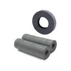 Artlantis Yuvarlak Delikli Mıknatıs Mini 50 Adet 15X3 Mm Mini Mıknatıs Seramik Kömür Mıknatıs Nişan Düğün Sünnet Çok Amaçlı Süsleme Mıknatıs