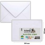 Artlantis Zarf 13X18 Davetiye Zarfı Beyaz 250'LI 1 Paket Artlantis Beyaz Davetiye Zarfı 13*18 250 Li 1 Paket - Standart