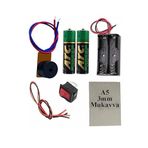Artlantis Zil Sesi Deney Seti 1 Paket Elektronik Mini Zil Deney Zili Proje Tasarım Zili Alarm Sinyal Zili Haparlör Zili