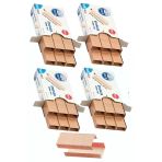 Artlantis Zımba Teli 24/6 Bakır 1000 lik 4 Paket Büyük Delta Zımba Teli Sarı 30 Yaprak Zımbalama Kapasiteli Bü