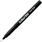 Artline 0.4 mm Fineliner Siyah EK-200N 1 Adet Renkli Kalem Yazım İçin Uygun