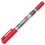 Artline 041T Kırmızı Çift Uçlu Permanent Markör Kalem