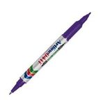 Artline 119816 Keçe Uç Kalem Çift Uçlu N:041T 0.4 ve 1 mm Mor Twin Marker