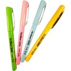 Artline 200N Fine Keçe Uçlu Kalem 0,4 ( Sarı, A. Mavi, Pembe, F.yeşili ) 4 Lü Set - Çok Renkli